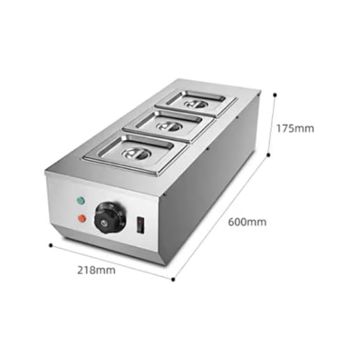 Chocolate Melting Pot Upgraded 3 Tanks Chocolate Tempering Machine Electric Chocolate Melter Fondue Chocolate Melter for Chocolate Milk Coffee Cheese Soup Stainless Steel 110V 1000W