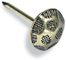 Leather Factory LF Upholstery Tacks 3/4 Hammered Ant Brass 100pc LFUphTacks34100HammeredAntq
