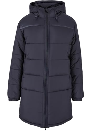 Urban Classics mixed puffer coat doudoune à capuche longue femme