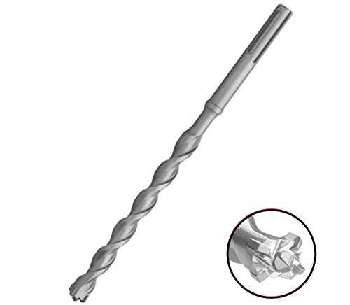 3/4" x 42" Long Relton PMX-12-42 Multiple Cutter Pyramid Point Hammer Bits SDS-Max Shank
