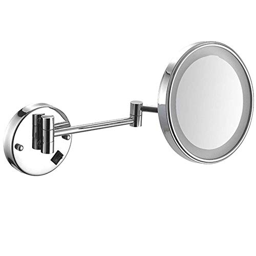 Miroir de salle de bain éclairé pour vanité d'hôtel extensible 8 pouces - 2