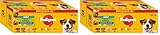 PEDIGREE DOGCARE Hundefutter Portionsbeutel Chunks in Soße Adult 40 x 100g (Packung mit 2)