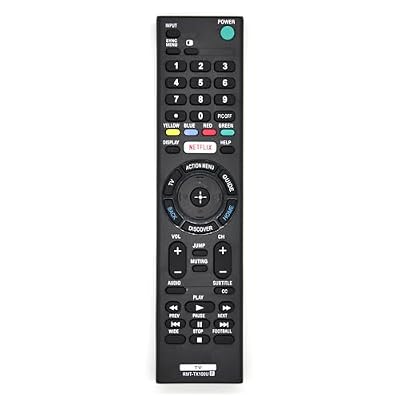 RMT-TX100U Universal Remote Control for Sony TV Remote with Netflix Button, Replacement for All Sony TV and Bravia TVs Remote