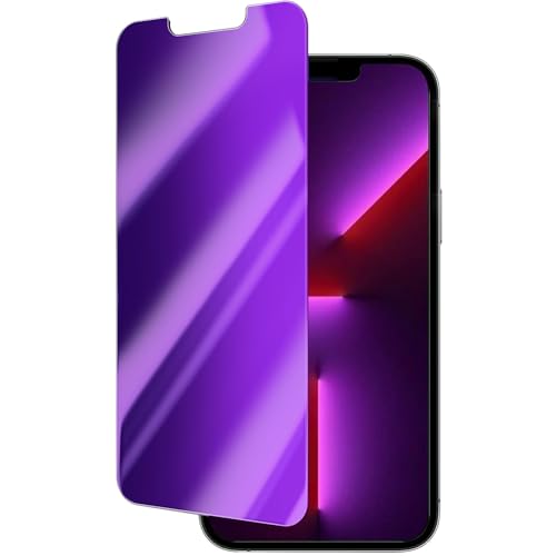 Anti Blue Light Privacy Matte Screen Protector for iPhone 13 Pro Max, Blue Light Blocking Eye Protection 9H Tempered Glass, Anti Glare Anti-Spy Smooth Shatterproof Bubble Free HD Clear Film, 6.7 Inch by SZLHLTD - Used condition - US$5.69