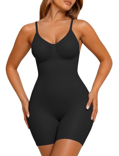 JEKAOYI Women's Shapewear Bodysuit Mid Thigh Tummy Control Body Shaper - image 1