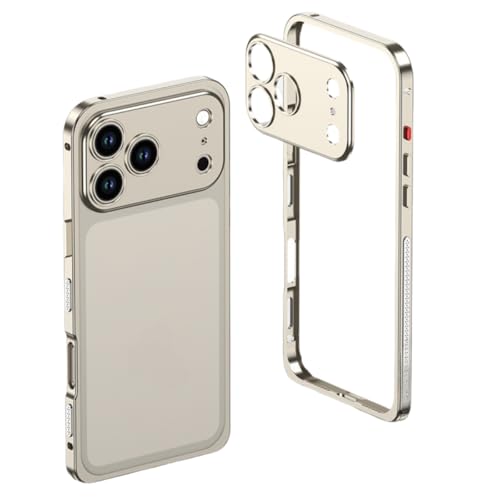 Cadre aluminium iPhone 17 Pro Max encliquetable et pare-chocs