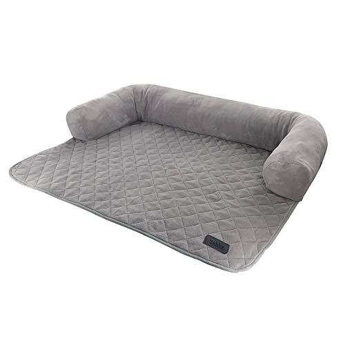 Nobby 61772 Sofamatte eckig PENKA grau; L x B x H: 110 x 85 x 15 cm