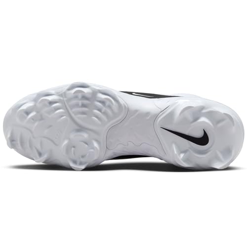 NIKE Alpha Huarache Elite 4 Low MCS Mens FD6255-101 (White/Black-), Size 11.54