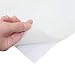 Soft Silicone Rubber Sheet White，50 A Durometer, High Temp,Adhesive Back 12 x12 inch, 1mm Thickness