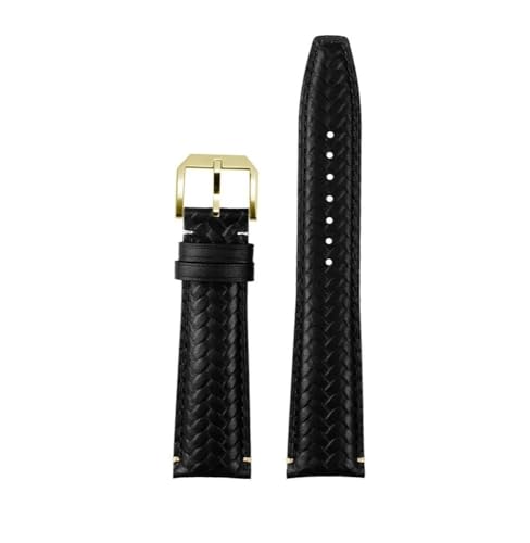 [X] Dvoh Fit For IWC IW344205 IW371614 IW500713 |gM[[ɃtBbg |gtB[mɃtBbg u[ \tgU[vXgbv 22 ~[g(Black-gold)
