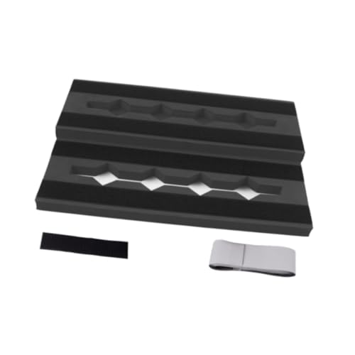 DYNWAVE Guitar Effect Pedal Board Guitar Accessories AntiSlip Professional EVA Foam Single Effect Board for Studio Musicians, Black