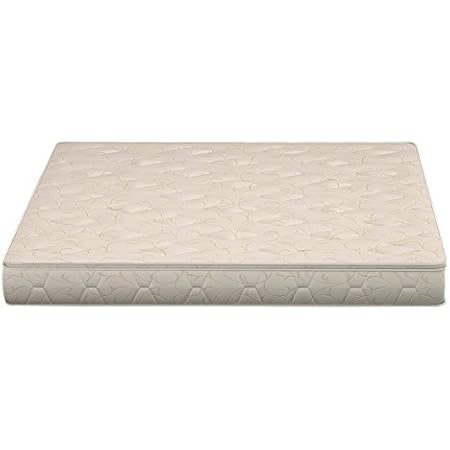 Sleepwell Esteem Firmtec Firm Memory Foam Spring Mattress 75 X 72 X 6 Inches Off White Amazon In Furniture