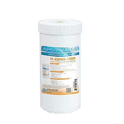 APEC Water Systems FI-KDF85-10BB US Made Iron and Hydrogen Sulfide Reduction Replacement Water Filter, 4.5"x10"