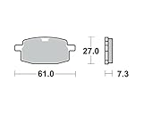  Bremsbeläge TRW MCB590EC für Garelli 50 Capri LX QT-7 06- (vorne)