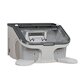 JT-69B Lab Desktop Vaccum Cover Polishing Grinding Dust Collector with 3 LED Light and External Vacuum Cleaner Port