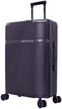 SANTINO, Mala de Viagem Versalhes Rígida 360° Santino G ASDV501G Cor: Preta