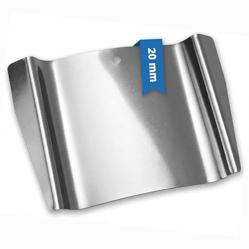 Türfallengleiter 20 mm Profi Türöffner Metall aus Edelstahl Türöffnungswerkzeug & Türfallenöffner für zugefallene Türen Universal Tür Notöffnungsset für Links- und Rechtsanschlag
