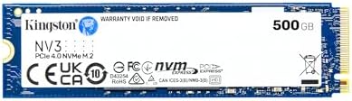 Kingston 500 GB NV3 M.2 2280 Nvme SSD