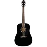 Fender CD-60S Dreadnought Acoustic Guitar, Black