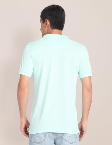 Image of U.S. Polo ASSN. Men's Cotton Slim Fit Solid Polo Shirt
