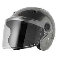 Amazon | ISHINO SHOKAI バイク ヘルメット セミジェット 125ccまで