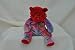 Ty Beanie Baby July Ruby Birthstone Teddy Happy Birthday Bear