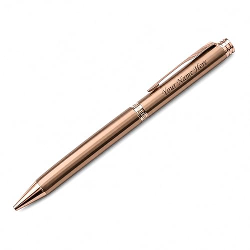 Image of SAVRI Personalized Parker Folio Antimicrobial Clon Copper Ball Pen with Name engraved on it. Best Gifting choice for Men and Women | Teachers | Weddings | Corporate | Employee.