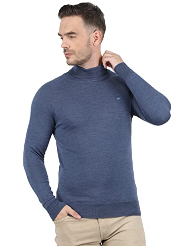 Image of Monte Carlo Men Wool High Neck Pullover Sweater