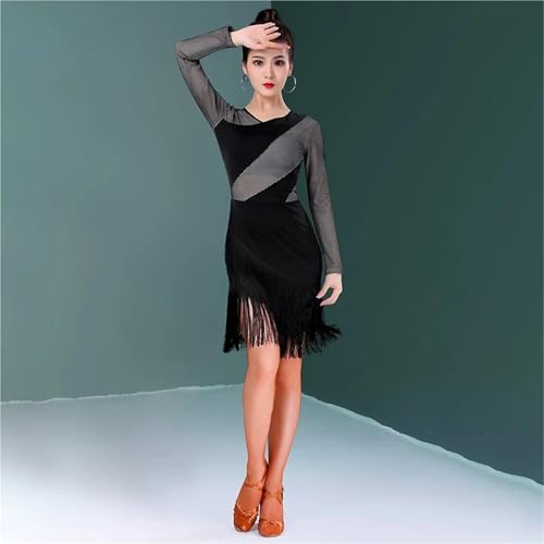Robe Latine Grande Taille Fluide : Dansez sans Complexe avec Franges - 2