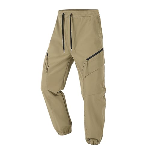 Men's Hiking Pants Lightweight Joggers Quick Dry Cargo Pants Stretch Running Athletic Golf Pants with Pockets - Main Image