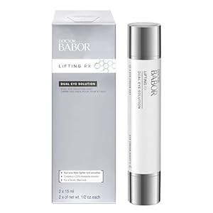 DOCTOR BABOR Lifting Rx Dual Eye Solution, Morning & Night Eye Cream, Day Boost Complex Smooths & Firms, Night Recharge Complex Reduces Dark Circles & Under-Eye Bags, Target Crow’s Feet & Wrinkles