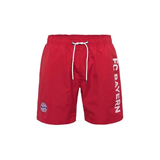FC Bayern München Badeshort Logo Kinder rot, 176