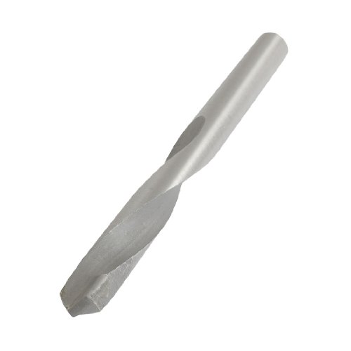 Aexit 95mm Long Tool Holder 9mm Dia Straight Drill Hole High Speed Steel Spiral Twist Drill Bit Gray Model:28as378qo473