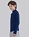 3 Pack Youth Boys Slim Fit Athletic Quarter Zip Pullover Shirts, Lightweight Long Sleeve Jackets Performance Tops (Set 1, X-Large)