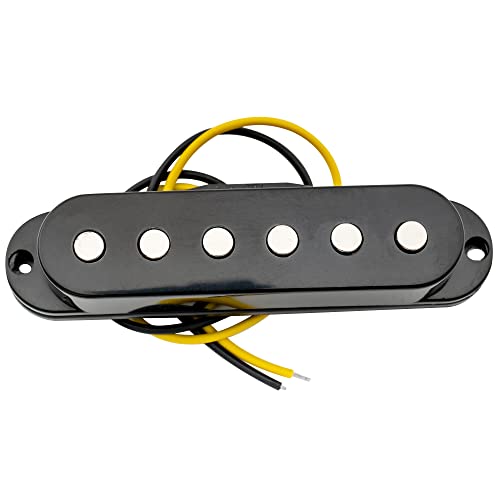Copri Pickup P90 Per Chitarra Les Paul | Plastica Nera Lucida | Set Di 2 Pezzi | Compatibile Con Modelli USA Standard - Foto 3