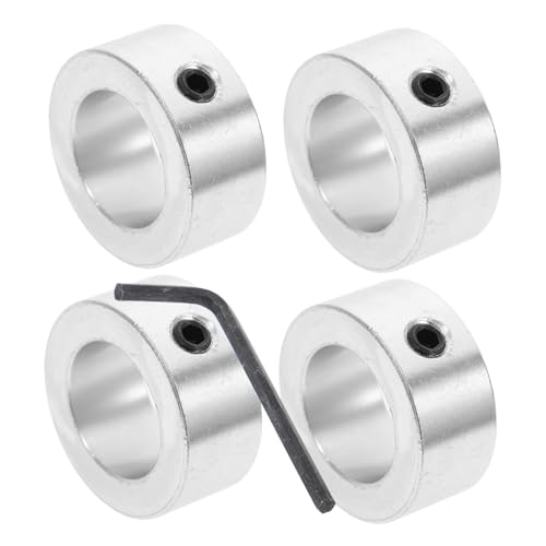 Homoyoyo 1set Drive Shaft Locking Collars Internal Spanner for Easy Installation Heavy Duty Steel for Machinery and Industrial Use Compatible Shafts