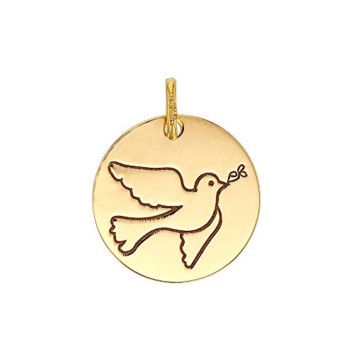 Jouailla - Médaille colombe en Or 375/1000 (395028)
