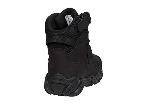Thorogood Crosstrex 6 Waterproof Side-Zip Tactical Hiking Boots For Men - Lightweight Premium Leather And Breathable Nylon With Bbp Membrane And Traction Outsole, Black/Grey - 10 M Us #TOP4