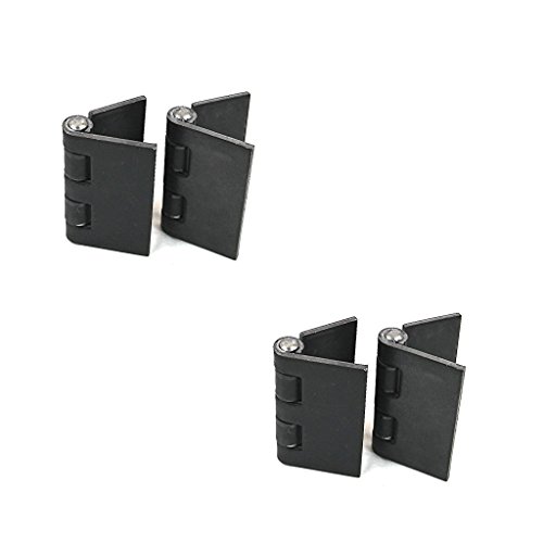 Bobco Metals Heavy Duty Weldable 2 Pairs 4" x 4" Gate Hinges-Steel Butt Hinge/HVY Gates Doors