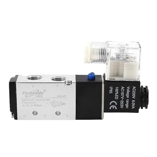 Électrovanne d'air bistable 4V210-08 à commutation rapide 5 voies