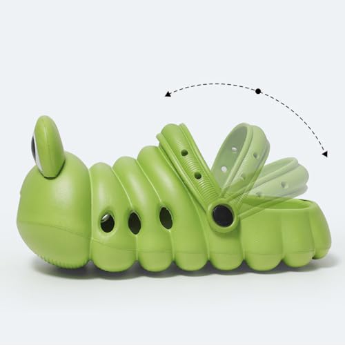 FCTREE Girls Boys Cartoon Slides Sandals Summer Slip-On Sandals Toddler Kids Cloud Caterpillar Beach Pool Anti-slip Shower Lightweight Slippers Water Clogs Shoe4