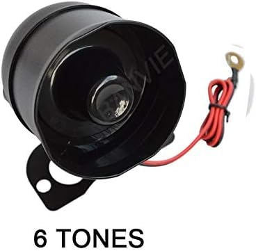 Image of Car Alarm System, Antitheft Alarm with Keyless Entry | Microwave Sensor, Shock Sensor, 6 Tons Siren, Sillent Arm, Universal for DC 12V car