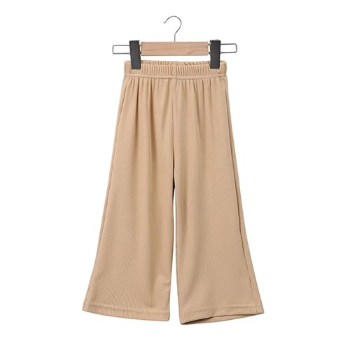 Image of TAOJIAN Baby Girls Kids Sleeveless Shirts and Wide Leg Pants Summer Clothes Sets