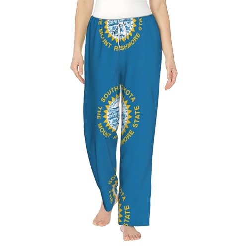 Pantalon pyjama femme Dakota du Sud doux - Idée cadeau de Noël pour fille