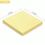 Early Buy Sticky Notes 3x3 Self-Stick Notes Yellow Color 6 Pads, 100 Sheets/Pad (Yellow) - Image 2