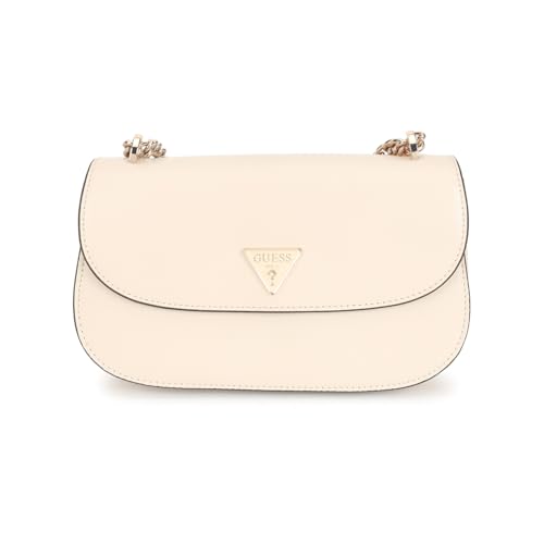 Sac à bandoulière GUESS Daryna blanc cassé à rabat convertible pour femmes