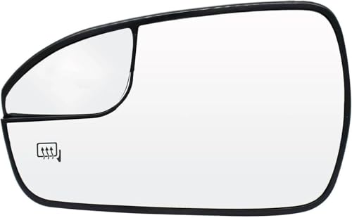 Miroir de rétroviseur pour Fusion 2013-2020 verre chauffant gauche pour trajets hiver