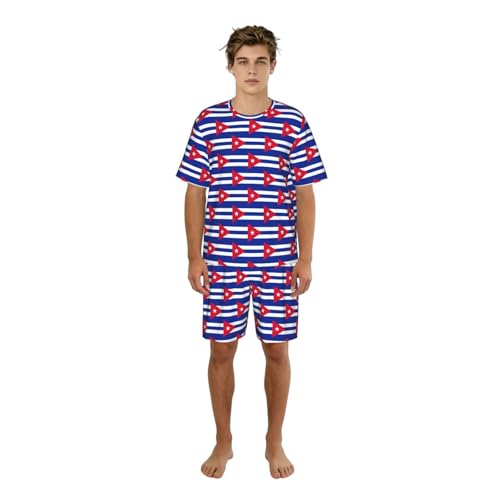Pyjama homme drapeau cubain fini les nuits inconfortables