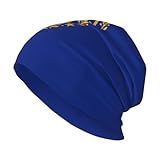 CPAQasg New Hampshire State Flag Print Beanie Hat Men Women Winter Warm Outdoor Sports Ski Randonnée Jogging Cyclisme Noir