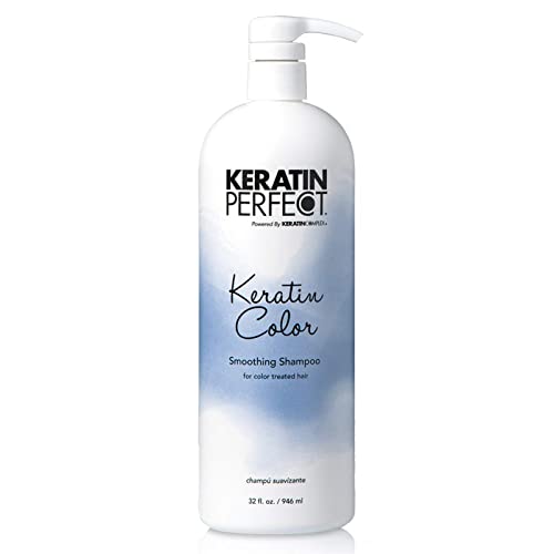 Keratin Perfect I0099335 Color Smoothing Shampoo - Salon Quality Dye Product That Is Safe For Colored Hair - The Best Nourishing Extracts For Protecting The Scalp - Makes Keratin Treatment Optional cover